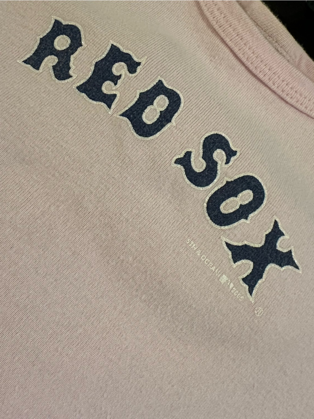 Vintage Light Pink 'Red Sox' RAMIREZ Short Sleeve Tee - Picture 3 of 7